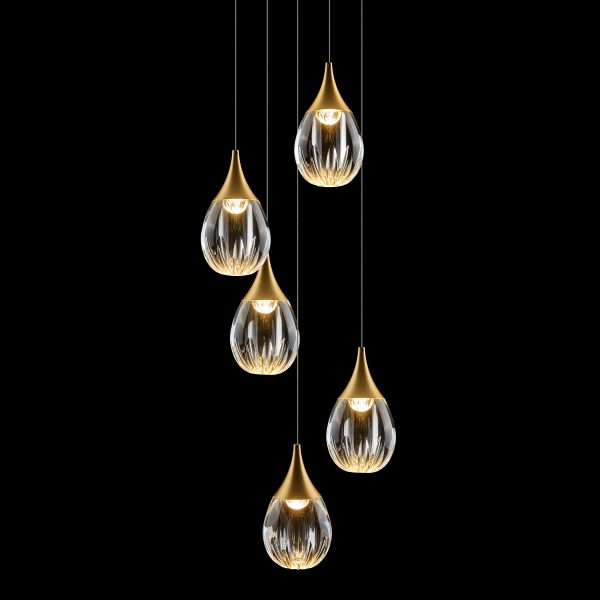 4llfecd8b0gtoewuw2pii4q79hrr7nmx Подвесной светильник MD24001004-5A gold/clear — изображение 2