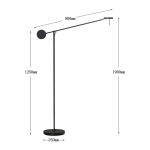 Торшер 8655F black — изображение 2