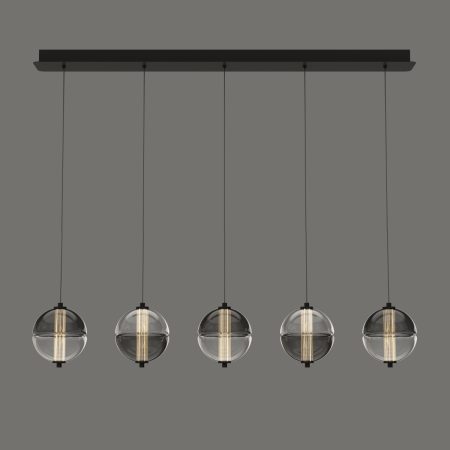 Подвесной светильник MD24022079-5B black/smoky