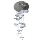 Люстра X-8827P/19 silver — изображение 2