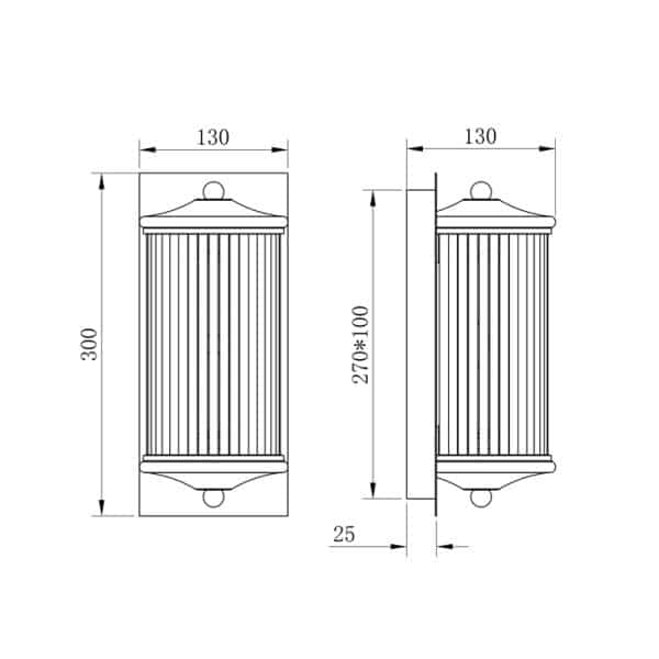 Настенный светильник Glorious 1 brass — изображение 2
