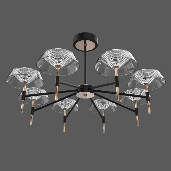 Люстра MD21001018-8A black/gold — изображение 2