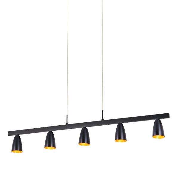 5e60ca89b54244be3cbbce40910ebe3f Подвесной светильник P0184-5A Black and Gold
