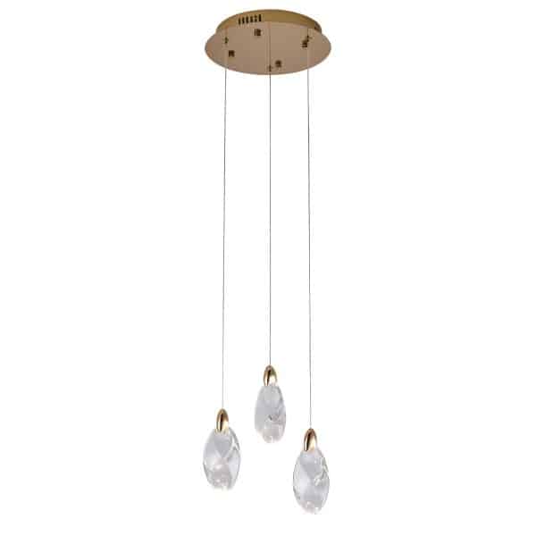 Подвесной светильник OD2439-3 gold/clear — изображение 2