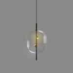 Подвесной светильник 10018P/1 black/clear