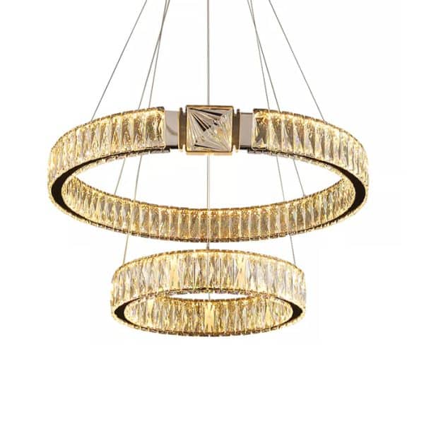 Люстра D8010P/2R/D600+400 gold — изображение 2