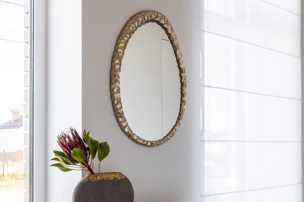 69-216032M Зеркало "Ab ovo" M, рама металлич. золото 48*69*4см — изображение 3