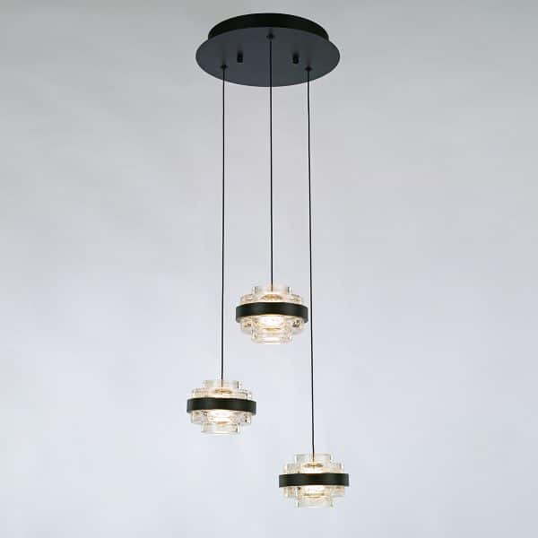 Подвесной светильник MD22030002-3A black/clear — изображение 2