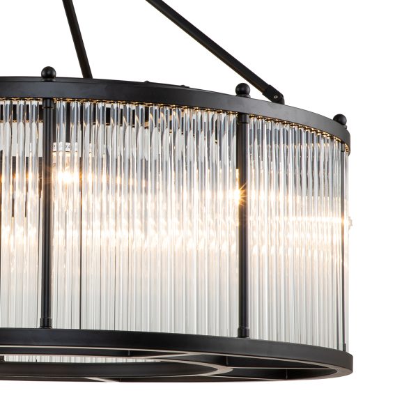 Люстра KR0802P-8 black — изображение 2