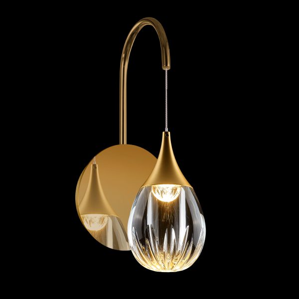 72fx4svq43xb01zizvmfzf202snmm5qy Настенный светильник MB24001004-1A gold/clear — изображение 2