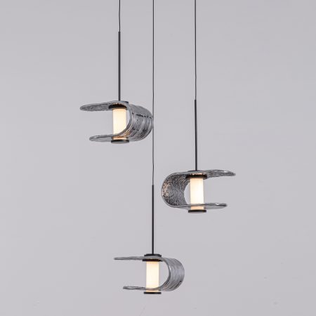 Подвесной светильник MD24020901-3A black/smoky