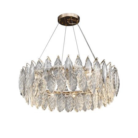 Люстра D8011P/R-800 gold/smoky