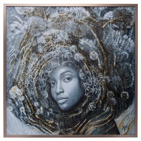 89VOR-AQUARELLE40 Холст "Нежность" 100*100 см