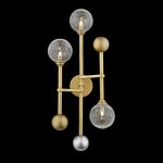 Настенный светильник Fluxus 3 gold — изображение 2