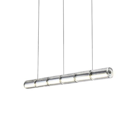 Подвесной светильник 8086L/1200 silver/clear