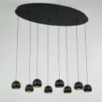 Подвесной светильник MD21001034-8A black/gold — изображение 2