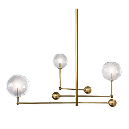 Люстра Globe Mobile 3 brass