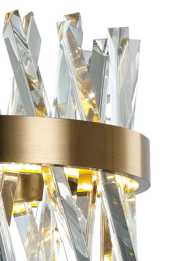 Настенный светильник Akasha 250A light antique brass — изображение 2