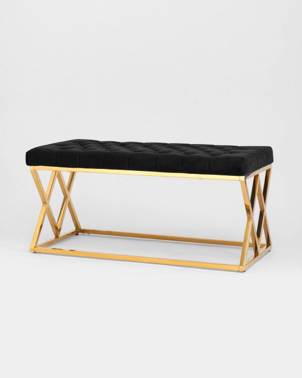 banketka-insignija-chernaja-veljur-1 Банкетка ИНСИГНИЯ черная велюр — изображение 2