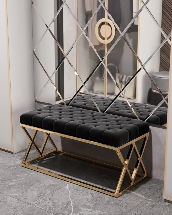 banketka-insignija-chernaja-veljur-2 Банкетка ИНСИГНИЯ черная велюр — изображение 3