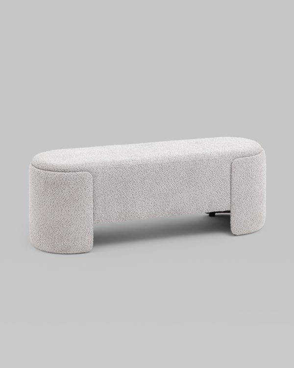 Банкетка Taks букле светло-серый — изображение 2