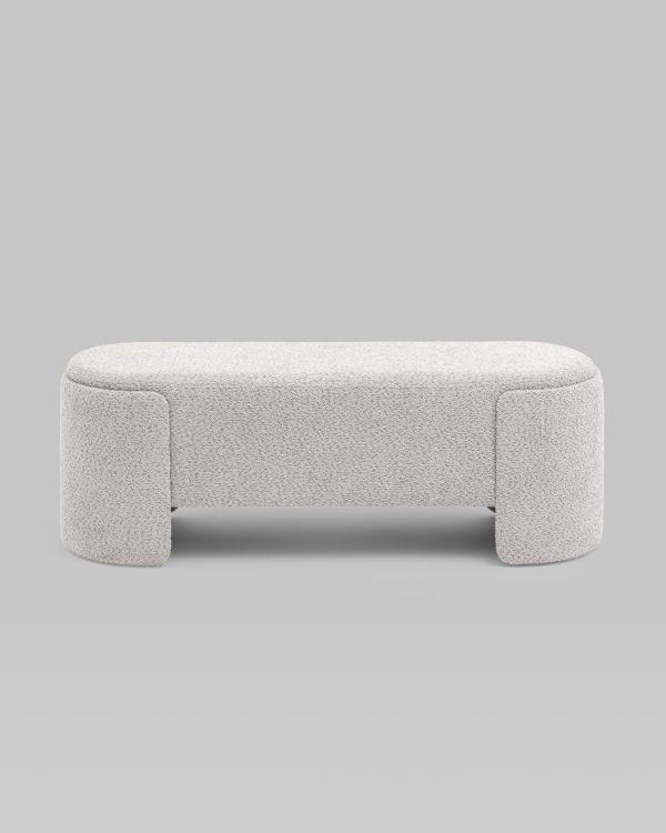 Банкетка Taks букле светло-серый — изображение 3