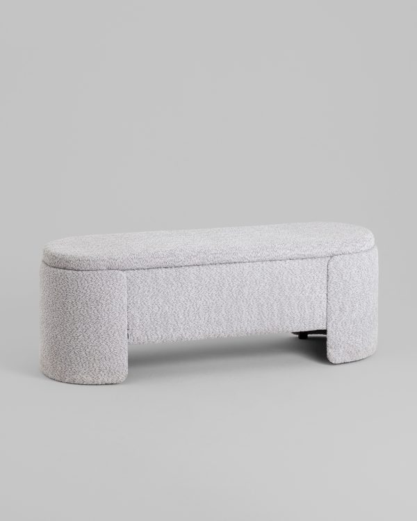 banketka-taks-s-mestom-dlja-hranenija-bukle-svetlo-seryj-1 Банкетка Taks с местом для хранения букле светло-серый — изображение 2