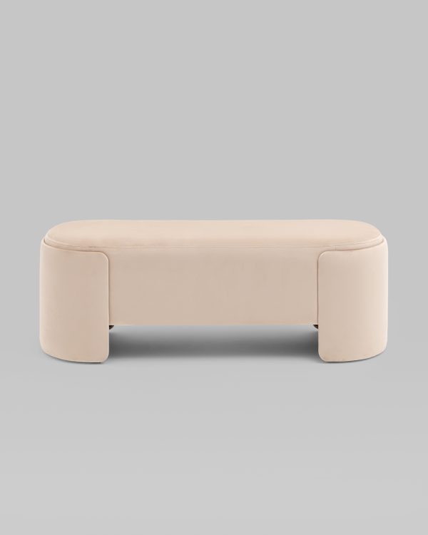 Банкетка Taks велюр молочный — изображение 3