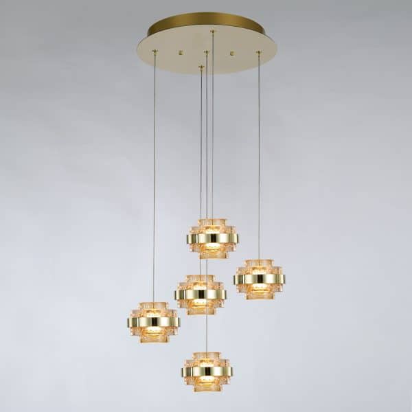 Подвесной светильник MD22030002-5A gold/champagne — изображение 2