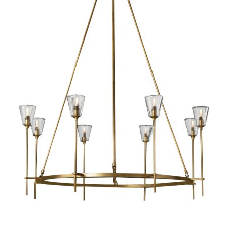 Люстра Torche De Verre 8 gold