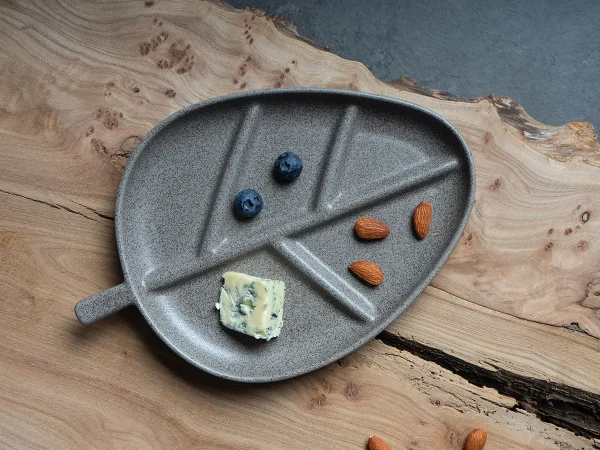 Блюдо сервировочное Dancing Leaves коричневый — изображение 2