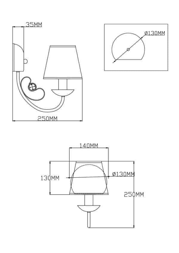 Бра Moderli V2490-1W Daniel — изображение 3