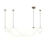 Подвесной светильник 10521P brass/white