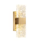 Настенный светильник 88068W gold/clear