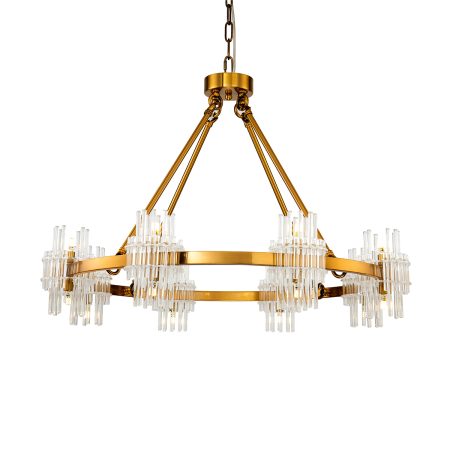 Люстра KR1209P-16 brass