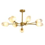 Люстра KM1245P-9 brass