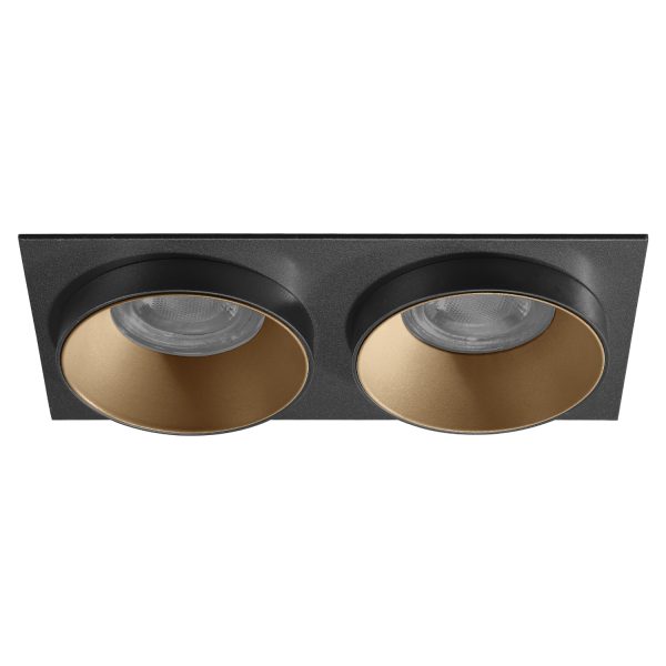 clt_044c2_go_bl_bl Светильник встраиваемый Crystal Lux CLT 044C2 GO-BL-BL