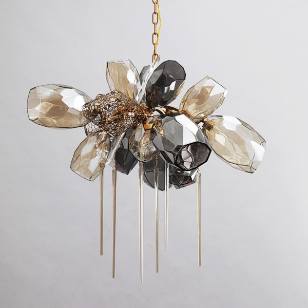 Люстра 8898P/AL gold/smoky — изображение 2