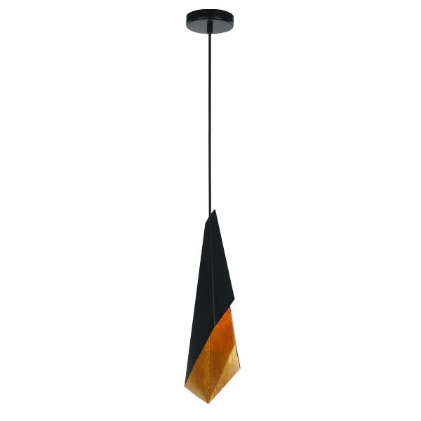 d72e27eac43354a3a2b6db4ee568051b Подвесной светильник MD2063-1A black/gold