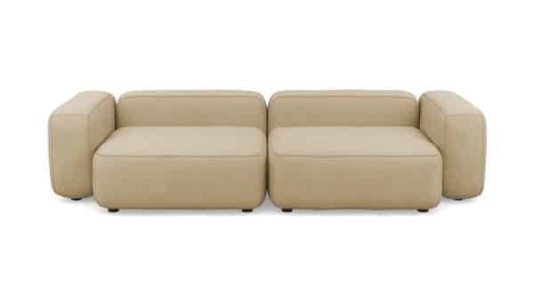 Диван Баббл двухсекционный (большой и глубокий) Velutto 02 Нераскладной (273х137х62см) — изображение 2