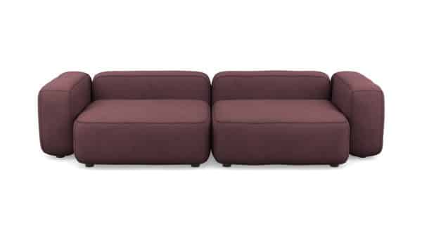 Диван Баббл двухсекционный (большой и глубокий) Velutto 15 Нераскладной (273х137х62см) — изображение 2