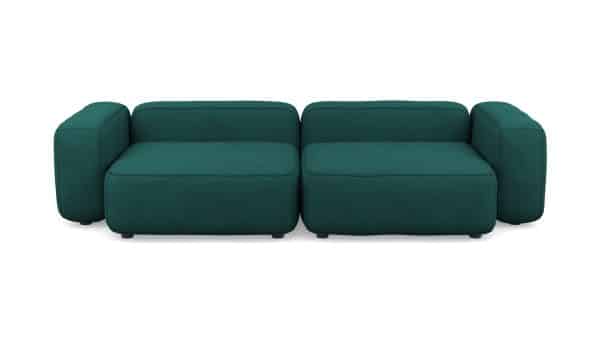 Диван Баббл двухсекционный (большой и глубокий) Velutto 20 Нераскладной (273х137х62см) — изображение 2