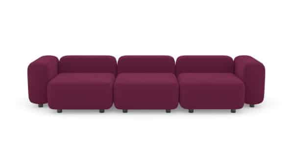 Диван Баббл трехсекционный Vivaldi 35 Нераскладной (315х116х62см) — изображение 2
