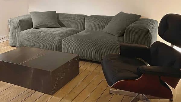 Диван Фиджи двухсекционный (большой) Cilium Brown Нераскладной (273х116х62см) — изображение 2