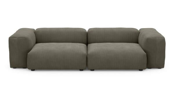 Диван Фиджи двухсекционный (большой) Cilium Brown Нераскладной (273х116х62см) — изображение 3