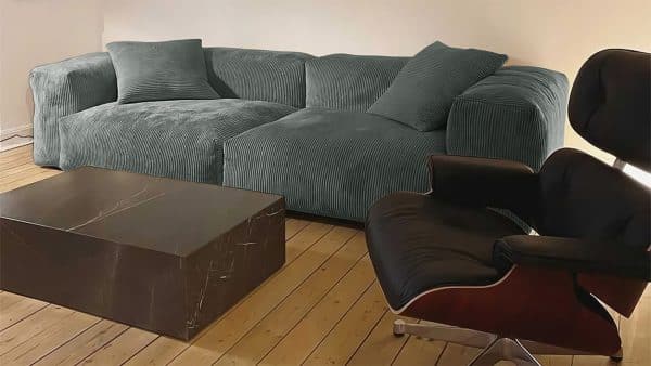 Диван Фиджи двухсекционный (большой) Cilium Grafit Нераскладной (273х116х62см) — изображение 2