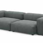Диван Фиджи двухсекционный (большой) Cilium Grafit