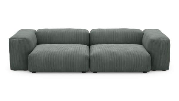 Диван Фиджи двухсекционный (большой) Cilium Grafit Нераскладной (273х116х62см) — изображение 3