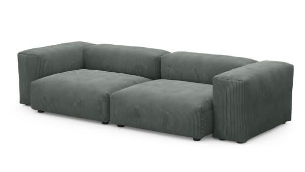 Диван Фиджи двухсекционный (большой) Cilium Grafit