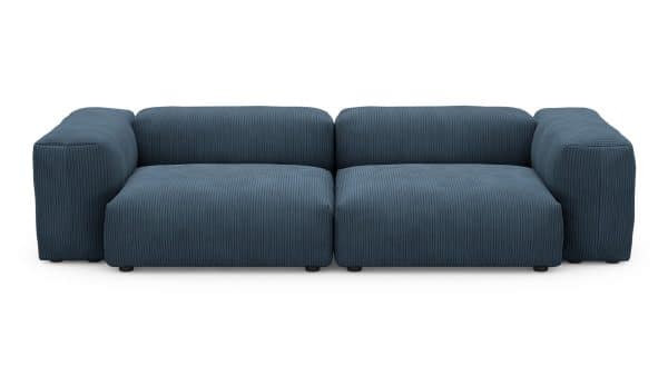 Диван Фиджи двухсекционный (большой) Cilium Indigo Нераскладной (273х116х62см) — изображение 3